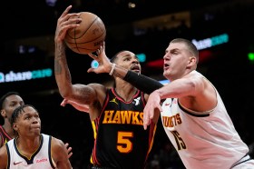 Nikola Jokic bounced back from his poor shooting nights and Jamal Murray shined as the Nuggets earned a tough road win in Atlanta to snap a three-game losing streak Monday night.